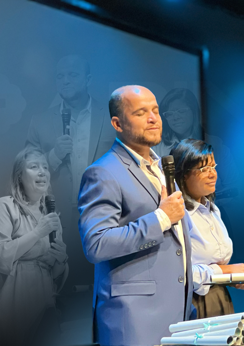 Ministro palestrando